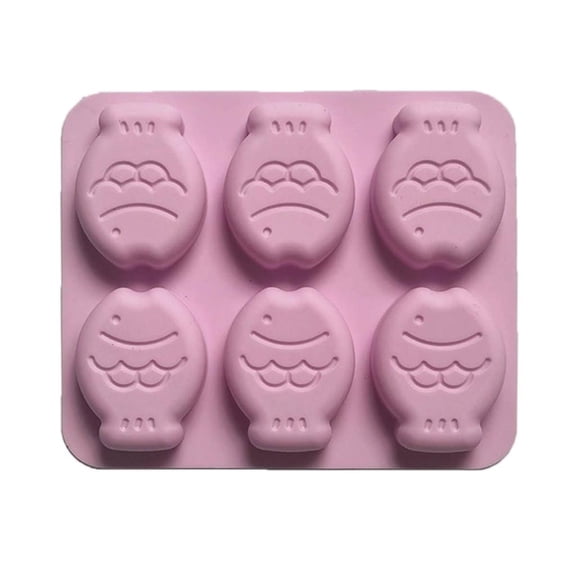 Yammee Chocolate Molds Candy Molds Fish Shaped Baking Molds Silicone Fondant Moulds Silicone Material for DIY Cake Decorating