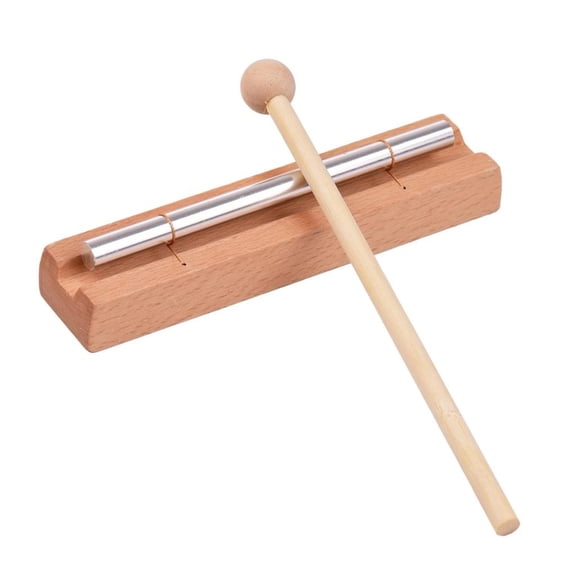 Yammee Classroom Chime Meditation Chimes Hand Bells Wooden Percussion Chime Instruments Meditation Gifts for Kids, Adult