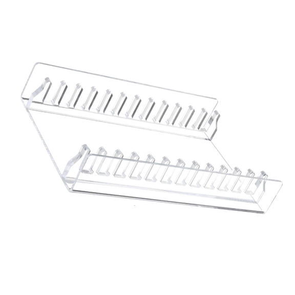 Yammee Clear Acrylic CDs Storage Solution Rack Desktop Organizers for Media Organization