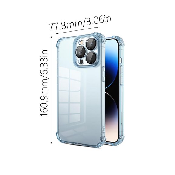 Yammee Clear Case for Phone 11 Shockproof Protective Bumper Case Flexible TPU Housing