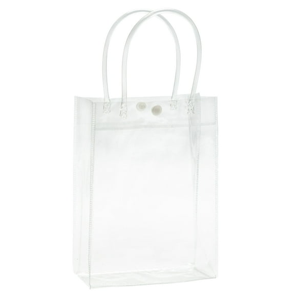 Yammee Clear PVC Gift Bag with Handle Reusabled Transparnt Gift Wrap/Shopping Bag