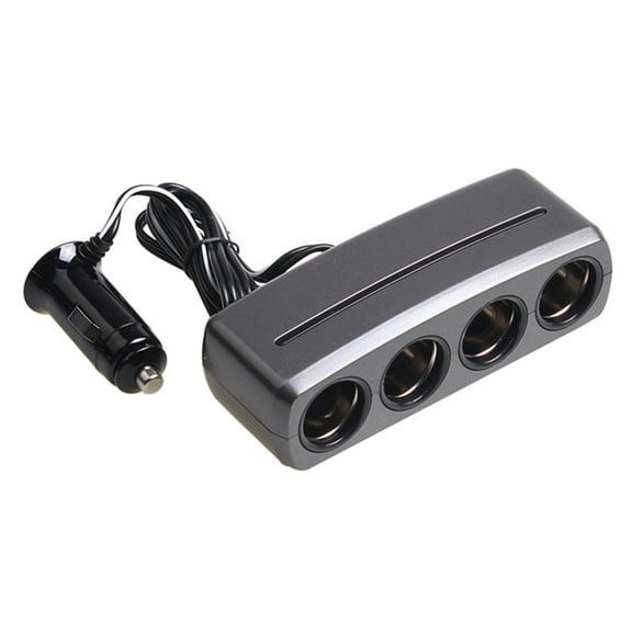 Yammee Compact 4 Way Automobiles Charger Splitter Convenient In Car Device Charging
