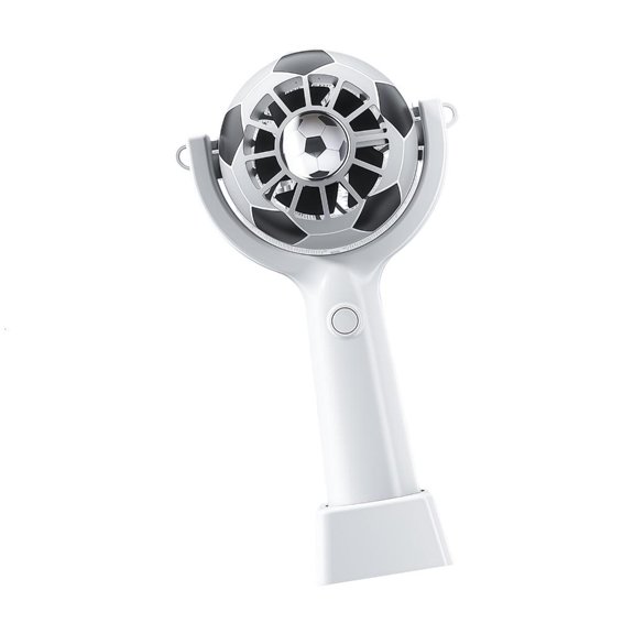 Yammee Compact Football Theme Fan Practical Cooling Device Pocket Size Fan Plastic