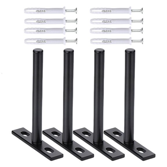 Yammee Concealed Floating Shelf Supports Invisible Wall Mounted Folding Table Shelf Brackets for Home decors & Space Optimization
