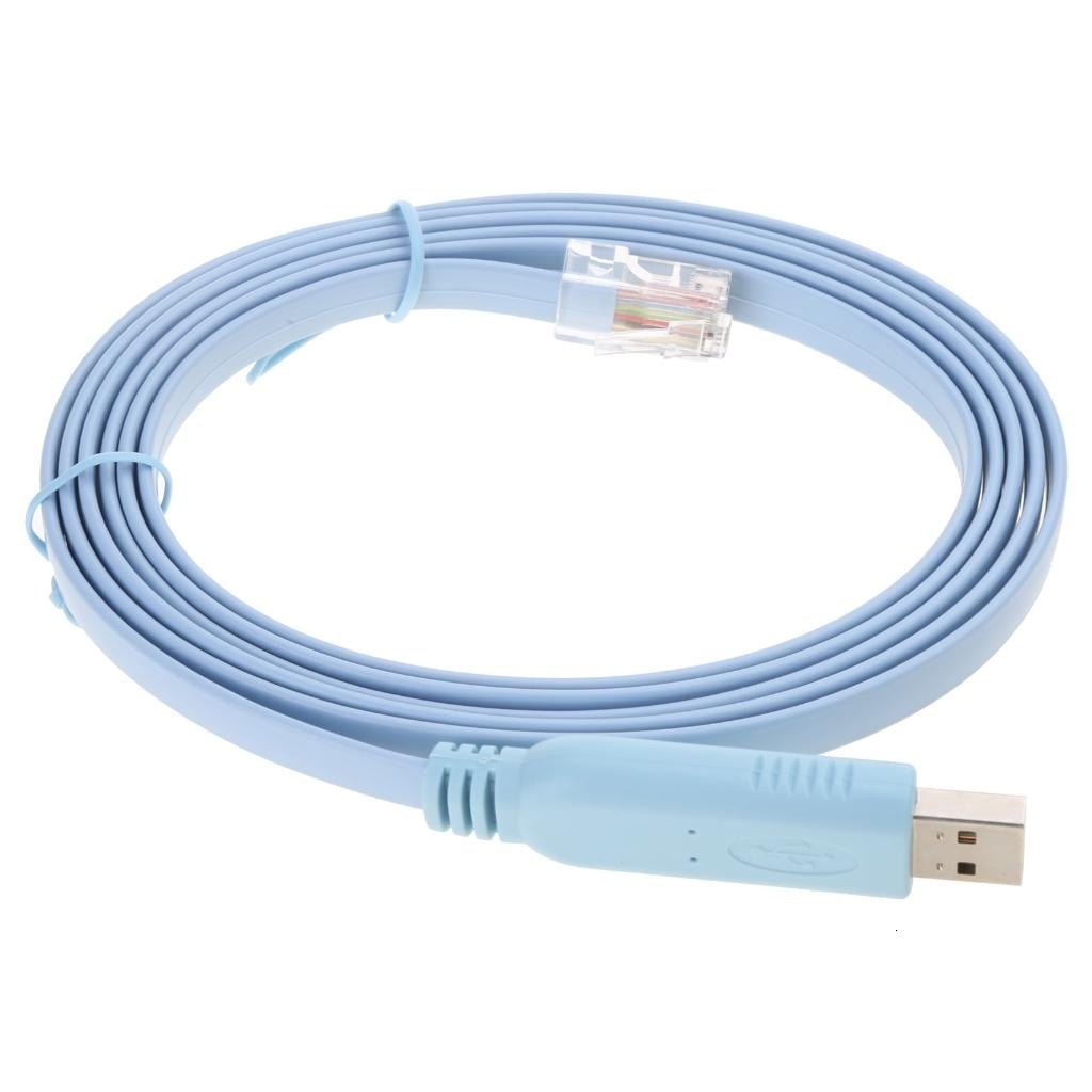 Yammee Router Console Cable USB to RJ45 Cord for H3C Router Rollover ...