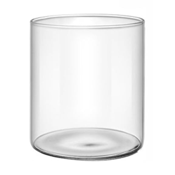 Yammee Contemporary Glass Vase Decorative Glass Cylinders Vase for Flowers and Candle