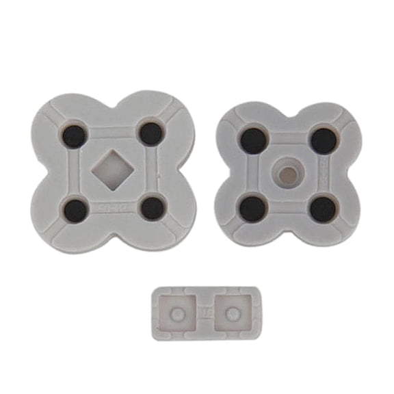 Yammee Silicone Pad Membrane Buttons Contacts Gasket Kit Conductive Rubber Pad Replacement for NDS Lite Controller Repair