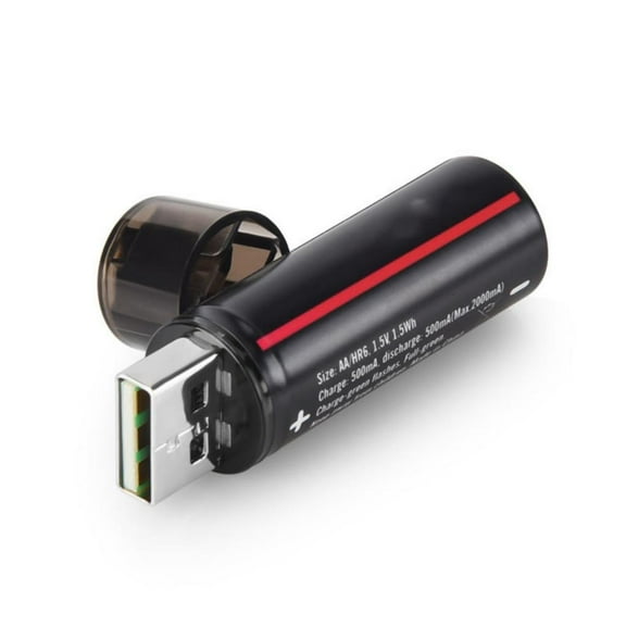 Yammee Convenient USB Rechargeable Lithium AA Battery For Home And Office Electronics