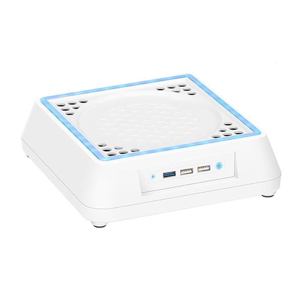 Yammee Cooling Fan Cradle 3-gear Adjustable with 3 USB Ports Heat Radiator Base Cooler for XB Series X Game Console