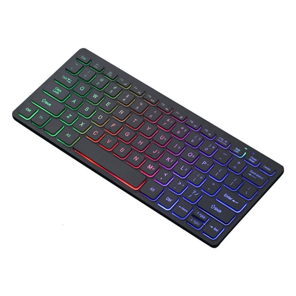 Yammee Corded Keyboard with Translucent Keycaps Slim and Lightweight Quiet to Operate