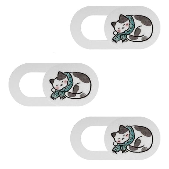 Yammee Creative Animal Design Webcam Cover Camera Blocker for Privacy Protective on Phones Tablet Laptop with Easy Installation