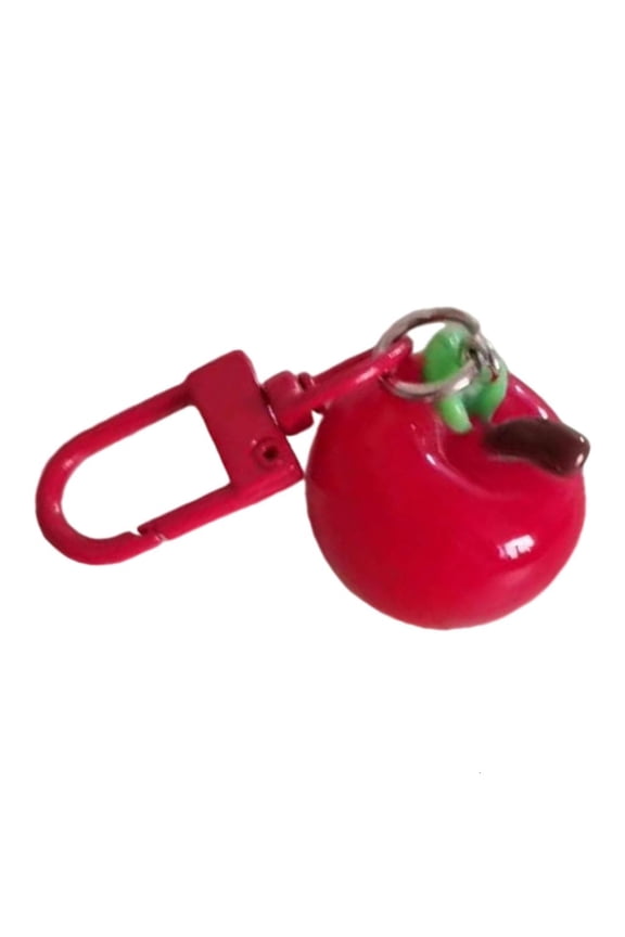 Yammee Creative Resin Apples Keychain Lightweight Sturdy Key Rings Pendant Accessory For Everyday Use Gift