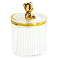 thumbnail image 1 of Yammee Cute Bear Storage Box for Cotton Swabs Pad Toothpick Cosmetics Jewelry Container, 1 of 18