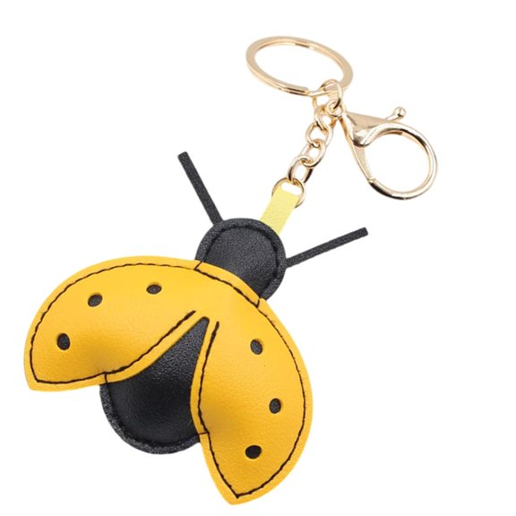 Yammee Cute Ladybeetle Key Holder Soft Material Travel Friendly Safety Closure
