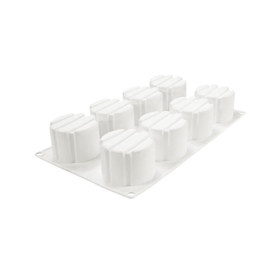 Yammee Cylinder Shape Baking Mould Non-stick BPA Free for Chocolate Fondant Mousse