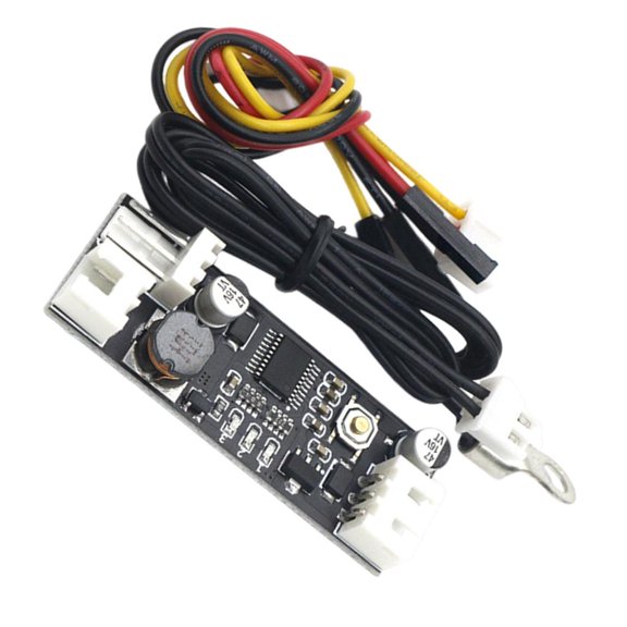 Yammee DC12V PWM Speed Controller Fan Speed Governor 2-3 Wire Computer Temperature Control Switches for PC CPU Coolers Fan Alarm
