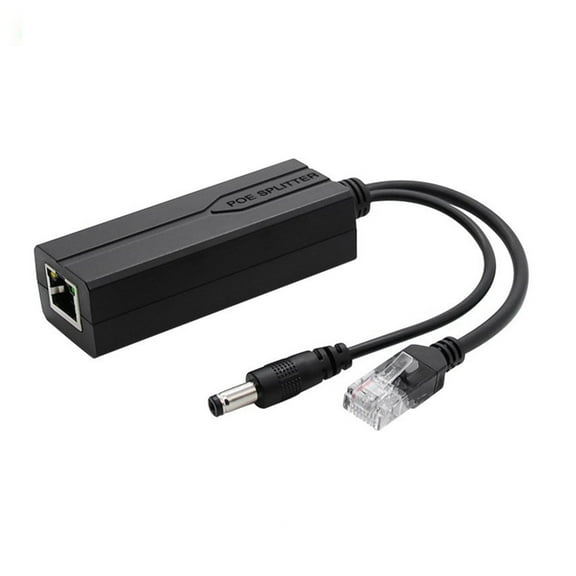 Yammee DC5.5x2.1mm POE Splitter POE Separator,Efficient 48V to 12V Conversion for DC5.5x2.1mm Gadgets Power Converters
