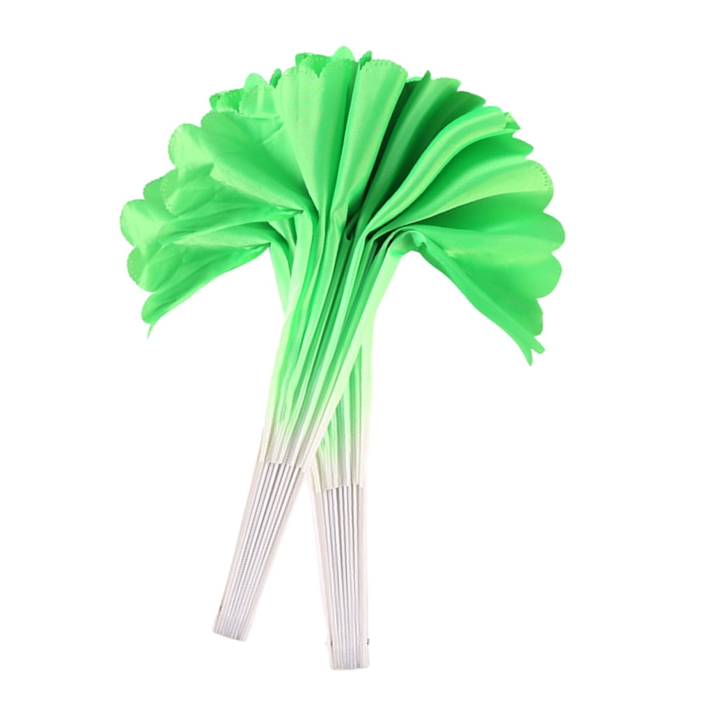 Yammee Dance Fans Foldable Spun Fabric Fan Color Gradation for Chinese ...