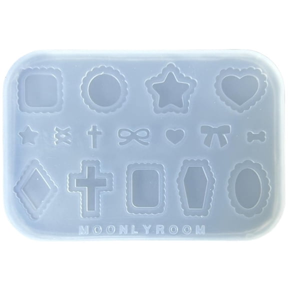 Yammee Delicate Dripping Glue Ornament Mold for Crafting Keychains Accessory and Charm