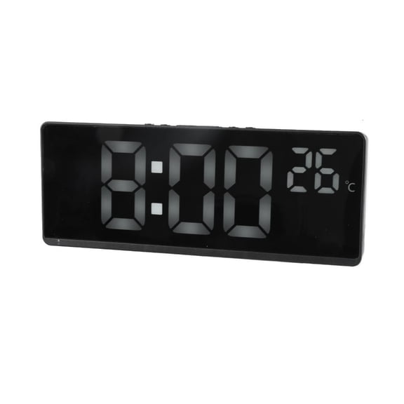 Yammee Desk Clock Large Screen Digital Clock with Clear LED Display Adjust Brightness