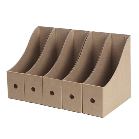 Yammee Desktop Magazine File Holder Document Storage Box Cardboard Magazines Holders