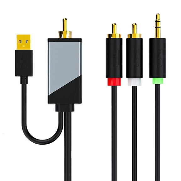 Yammee Digital Auditory to Analog Converter Cord for Enhances Gaming on HDTV, Length Optional