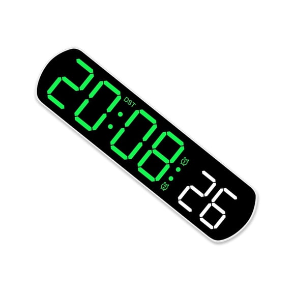 Yammee Digital Table Clock with Jump Second Display Timer Alarm Clock for Home Bedroom