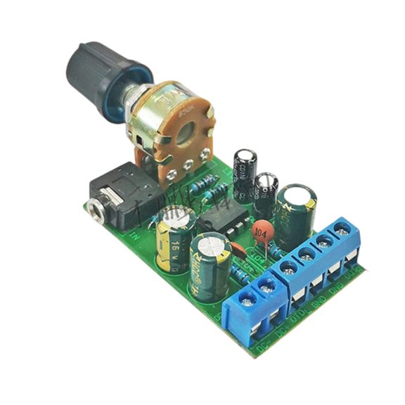 Yammee Double Channel Stereo Amplifier Board with Adjustable Volumes & Wide Electric