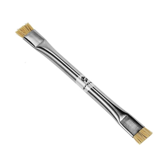 Yammee Double Head Anti Static Brush Mainboard Rework Brush For Mobile Phone BGA CHIP IC Repair Soldering Cleaning Tool