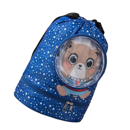 Yammee Dry Wet Separation Swimming Bag with Drawstring Children Swim Backpack