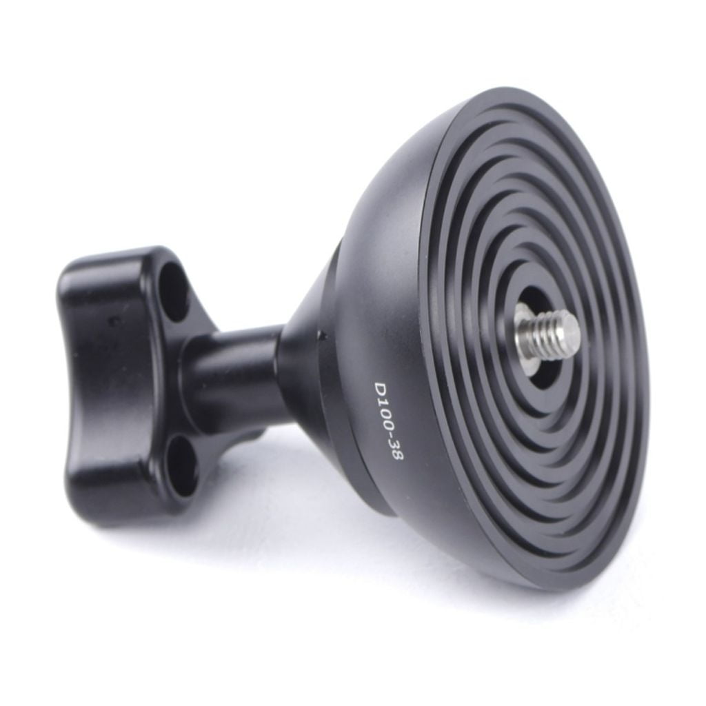 Adattatore Da Ciotola 100 Mm A Vite 3/8" Per Testine Video – In Alluminio, Per Treppiedi E Gimbal