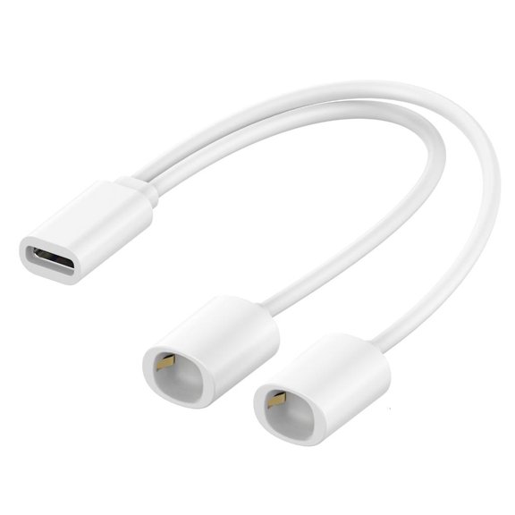 Yammee Durability PVC Charging Cable for Glasses 2 Power Supply Cord USB C to Magnetic Port Power Cable for Home Travel