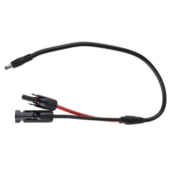 Yammee Durable DC5521 Solar Panel Connector Solar Inverter Connector Solar Power Supply 5.5x2.1mm Plug Adapter Cable 0.5m 14AWG