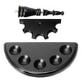 thumbnail image 1 of Yammee Durable Wooden Pipe Display Stand Rack Fit for 5 Smoking Pipes, 1 of 12