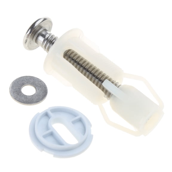 Yammee Easy-to-Install Toilet Seat-Hinges Bolt Screw Toilet-Seat Fixing Expanding-Top Nut Screw Replacement Part 18mm Spacer