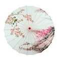 thumbnail image 1 of Yammee Elegant Handmade Asian Parasol with Traditional Pattern Bamboos Silk Umbrella Perfect for Weddings and Cosplays, 1 of 8