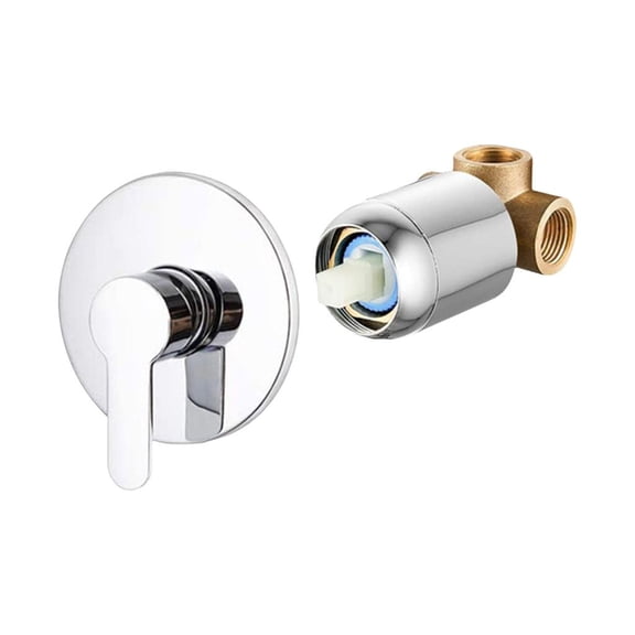 Yammee Elegant Shower Valves with Trim set Contemporary Concealed Shower Valves Simple Installation Upgrades for Bathroom Renovations