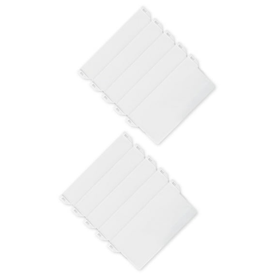 Yammee Essential Vertical Blind Bottom Weights Repair Set 10pcs White Bottom Weights for 5inch Slats Home Decorations