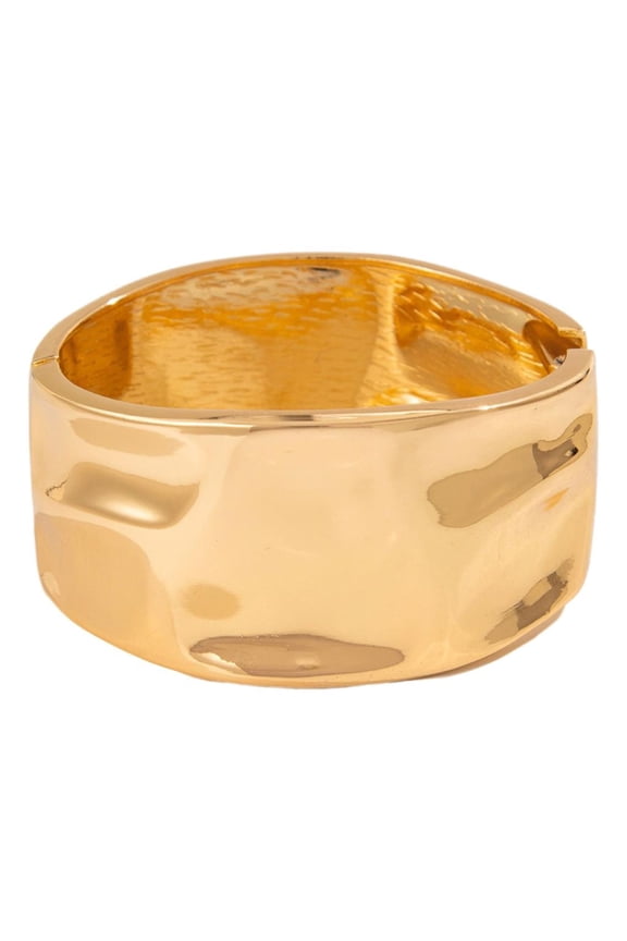 Yammee Exaggerated Punk Metal Wide Bangles Adjustable Opening Bangles Vintage Arm Bracelet Jewelry Steampunk Perfect for Women