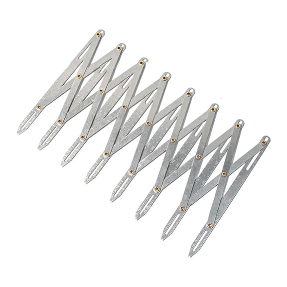 Expanding Sewing Gauge for Buttons Pleats Crafts, Expandable Sewing Gauge Button Guide Equal Space Divider Sewing Tool