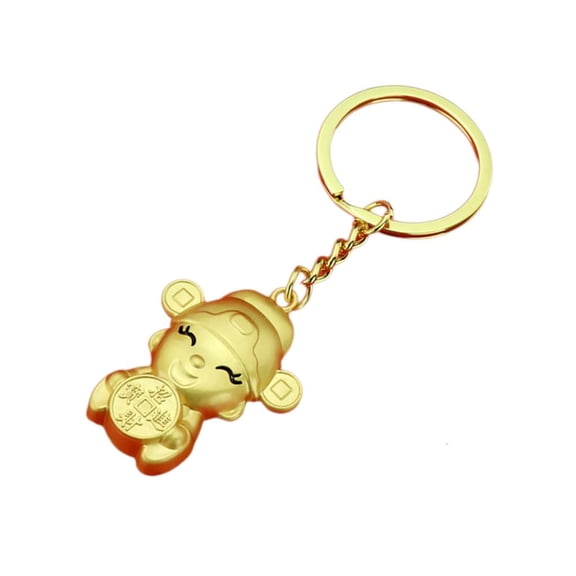 Yammee Exquisite Craftsmanship Lucky Cat Keychain Key Chain Charm For Feng Shui Lovers