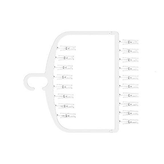 Yammee Fall Proof Plastic Clothes Hanger User Friendly Multifunctional Hook For Compact Living Spaces Secure Garment Drying Solution