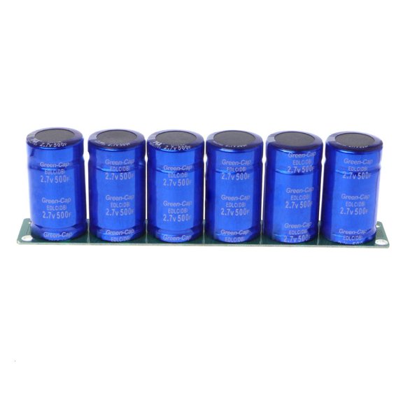 Yammee Farad Capacitor 2.7V 500F 6 Pcs/1 Set Super Capacitance With for Protection Boar