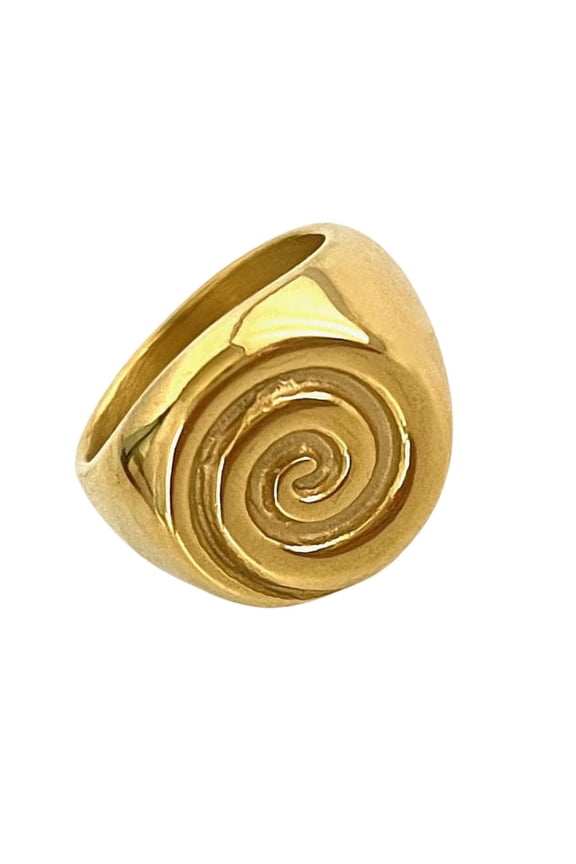 Yammee Fashionable Hollow Spirals/Thread/Conch/Croissant Ring Unique Fashion Accessory