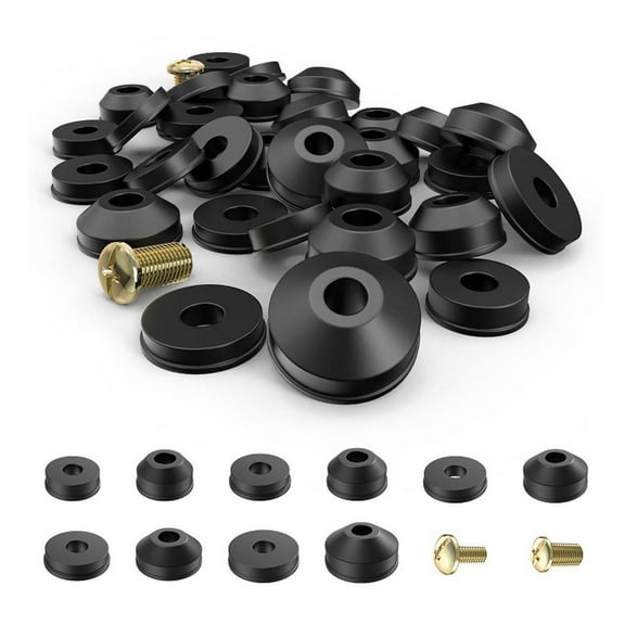 Yammee Faucet Repair Washer Set 58Pcs Rubber Washers and Screws for Outdoor Use