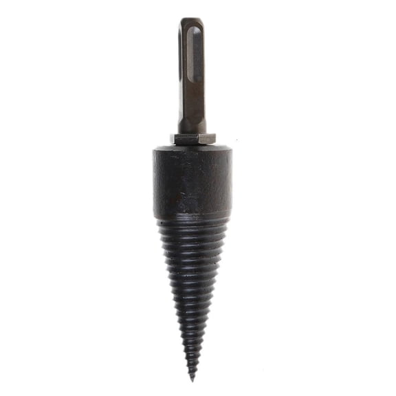 Yammee Firewood Machine Drill Wood Cone Reamer Punch Driver Drill Bit Split Drilling To