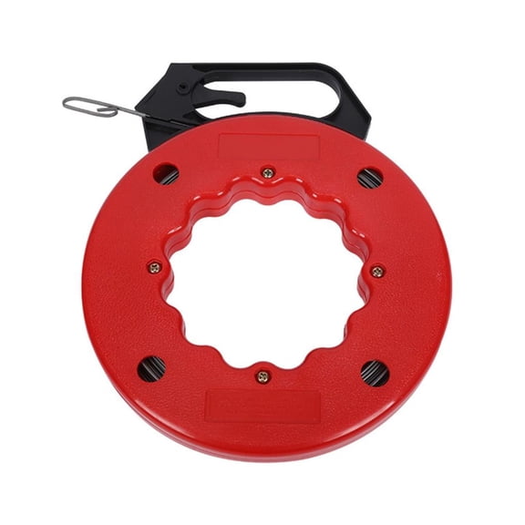 Yammee Fish Tape Steel Wire Puller PET Wire Puller Easy to Use Cable Puller Tool Flexible Wire Fishing Tool NonConductive