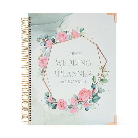 Yammee Floral Wedding Planner Bridal Planning Diary Organizer Book Wedding Journal Engagement Gift for Bride To Be