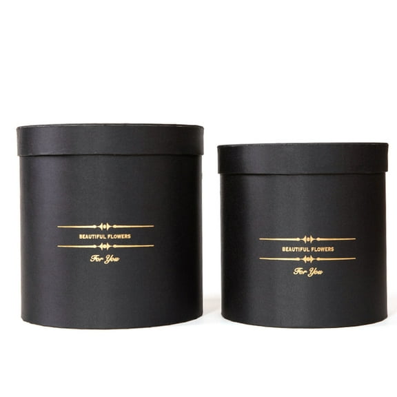 Yammee Flower Box Round Cardboard Gift Boxes Wedding Party Rose Flower Packaging Decorations Valentine Day Gifts Supplies