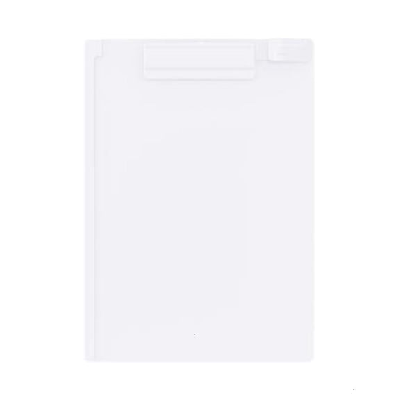 Yammee Foldable Acrylic Clipboard with Pen Clip Documents Organiser Writing Board